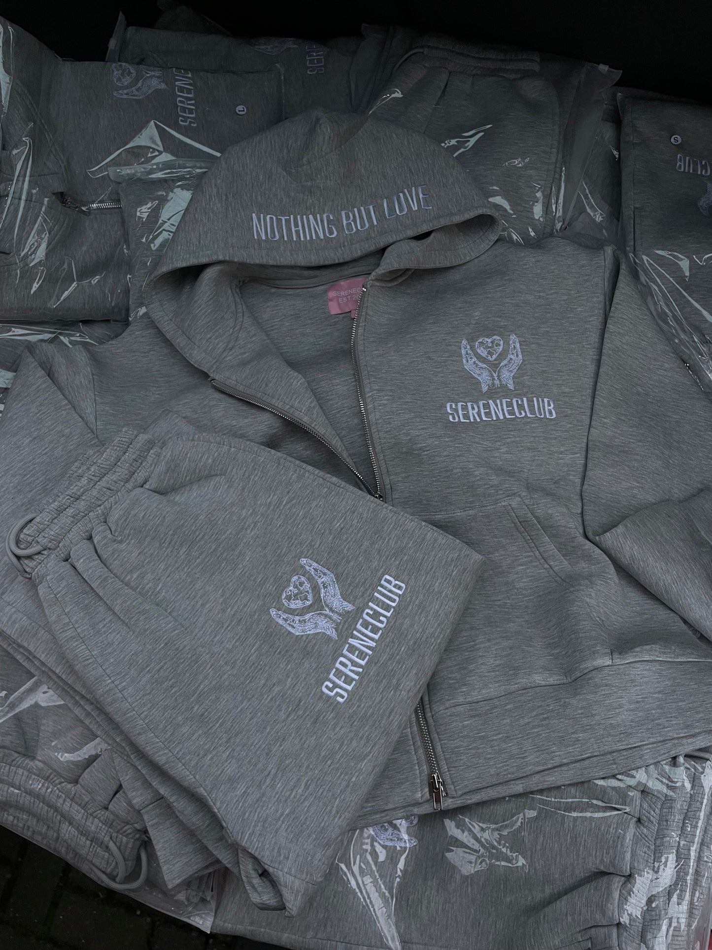 'THE V1' FOG GREY TRACKSUIT