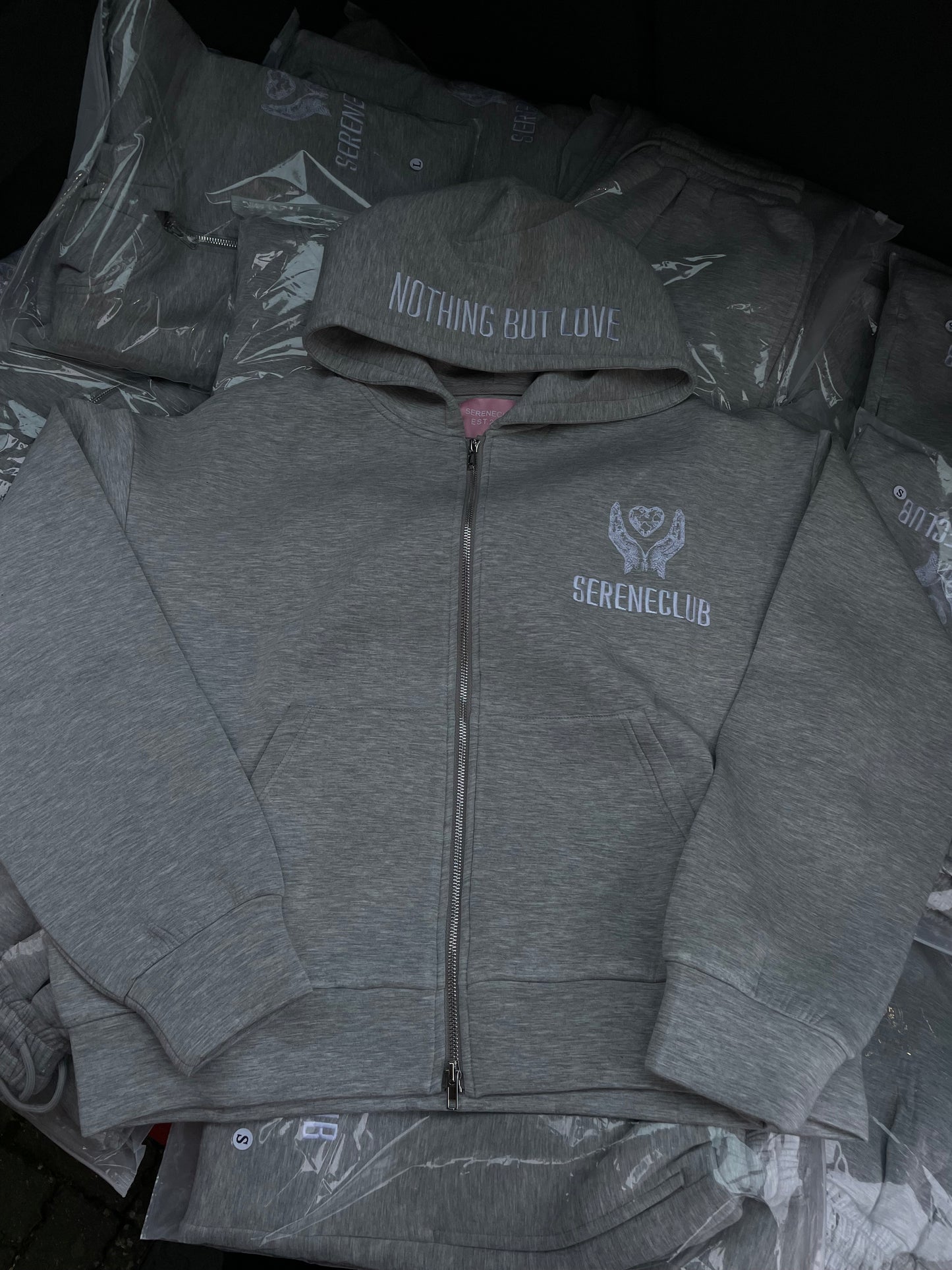 'THE V1' FOG GREY TRACKSUIT