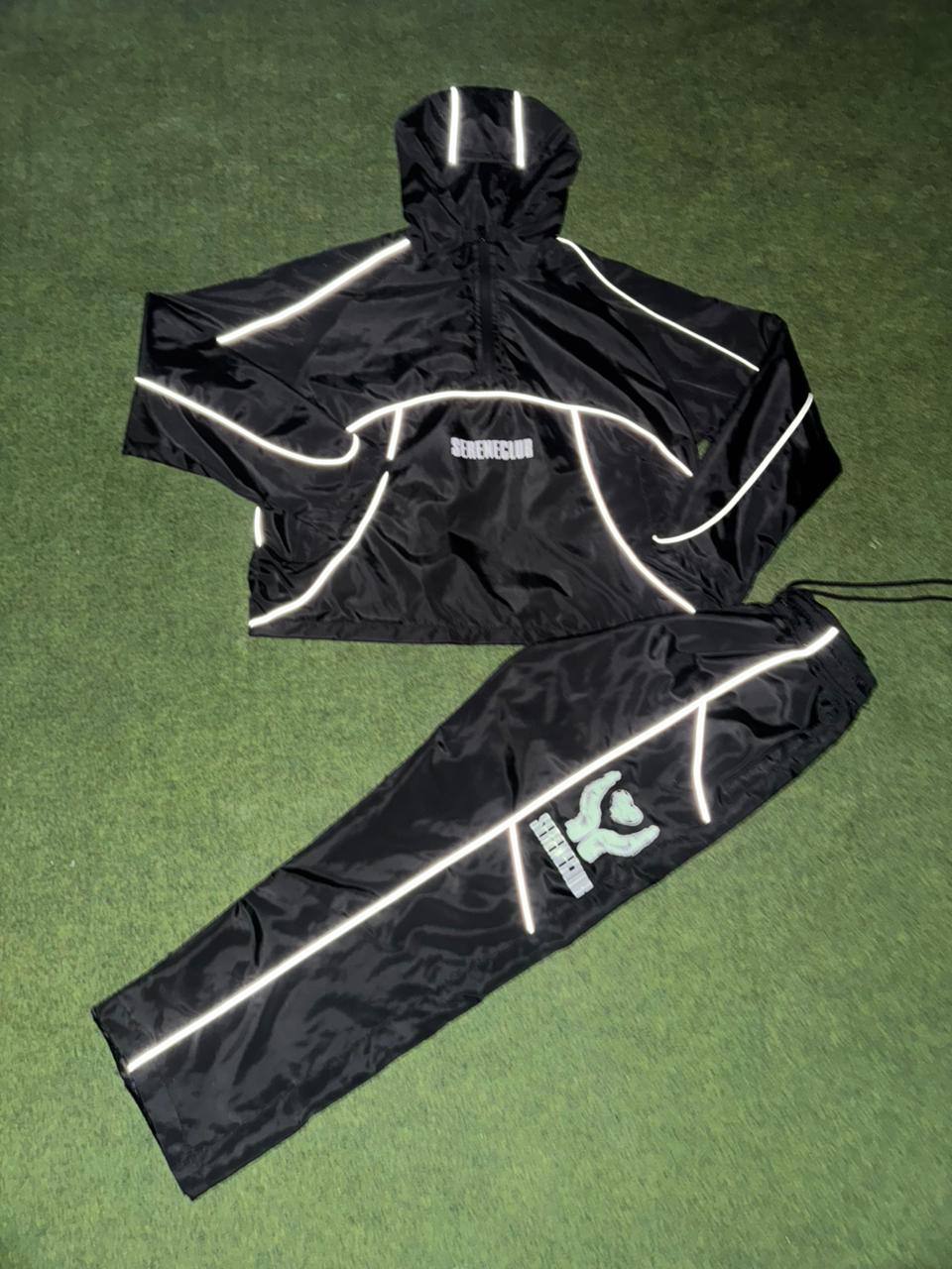 SERENECLUB REFLECTIVE SHELL TRACKSUIT