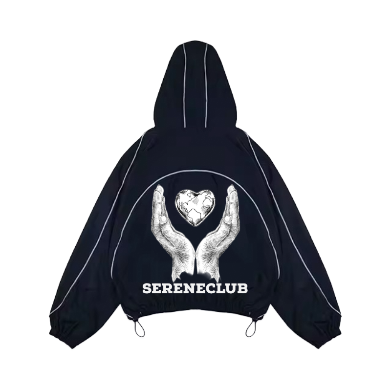 SERENECLUB REFLECTIVE SHELL TRACKSUIT