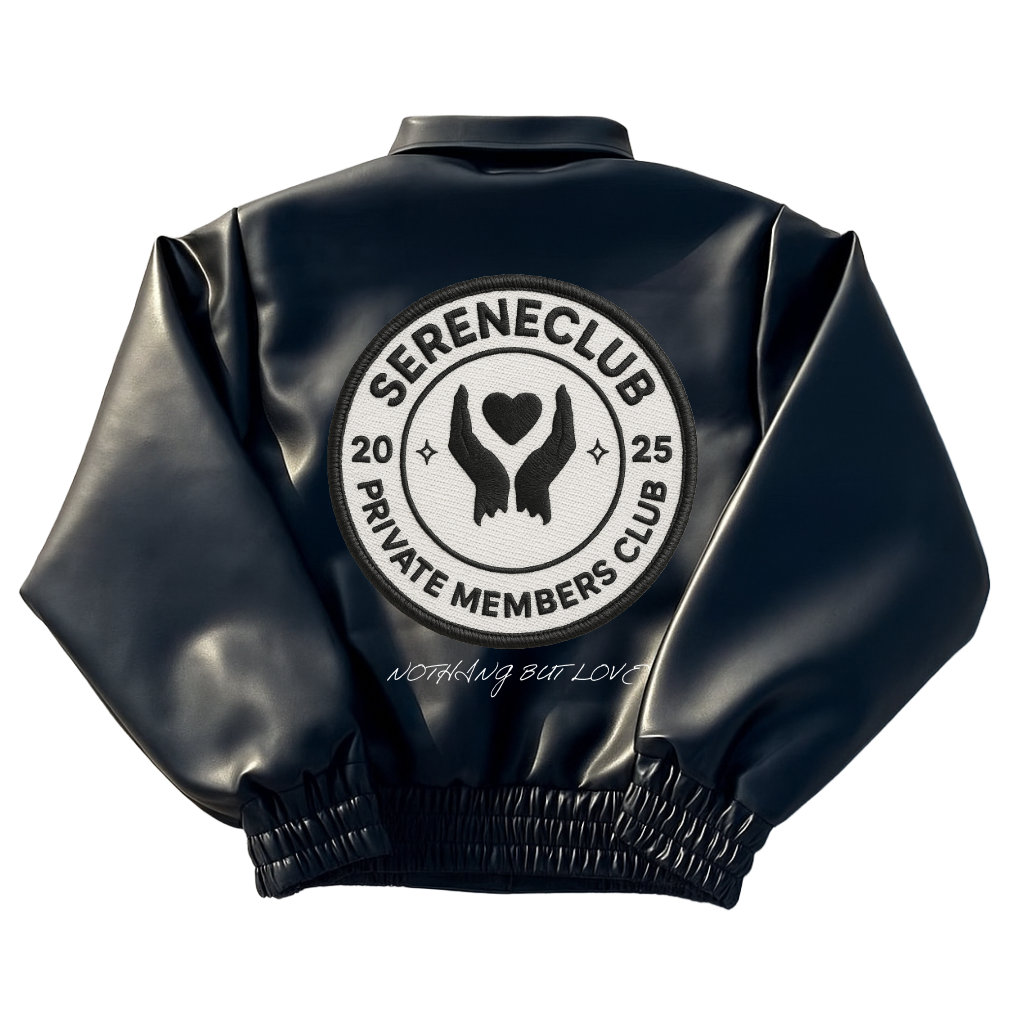 LATHER VARSITY JACKET